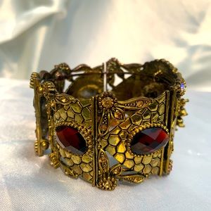 Classic Brass Cuff Bangles for Women